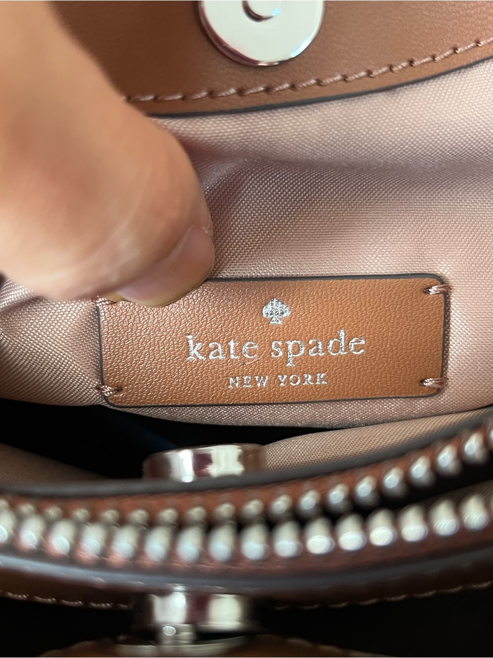 ♠️Kate Spade Dumpling Suede Satchel - Picture 9 of 11